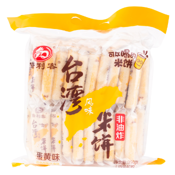 倍利客台湾风味米饼（蛋黄味）350g